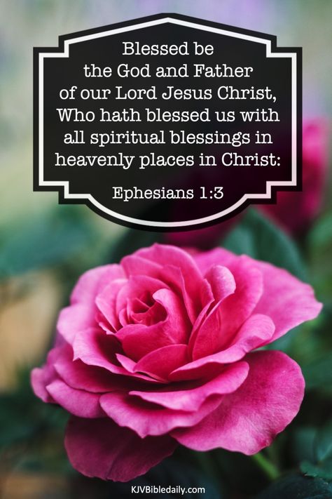 Ephesians 1:3 KJV – KJV Bible Verses Powerful Bible Verses For Women, Scripture Verses Kjv, God Is Everything, Verses For Women, Becoming A Better Me, Kjv Bible Verses, Bible Verses For Women, Ephesians 1, Heavenly Places