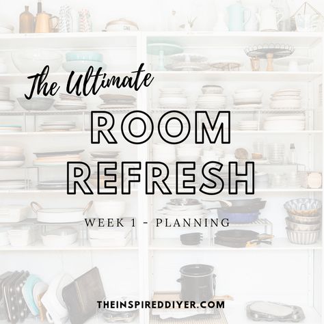 Quick Room Cleaning, One Room A Day Cleaning Schedule, Room Refresh, Weekly Room Cleaning Checklist, Cleaning Entire House In One Day, R3 Plan Weeks 1 & 2 Reset, Cleaning Challenge, Accountability Partner, Organizing Challenges