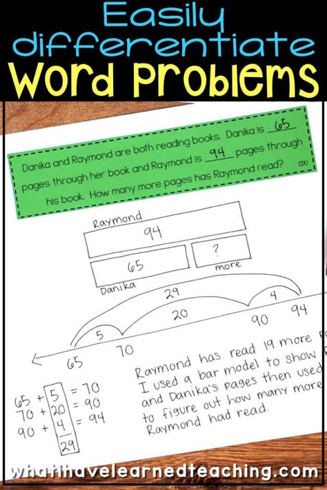 how to teach solving math word problems