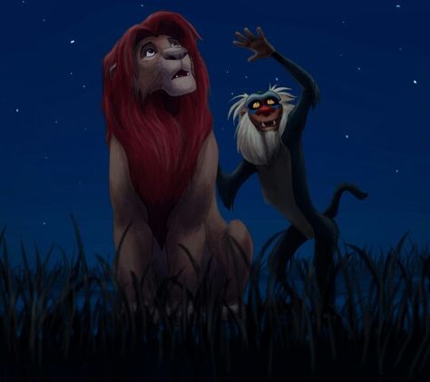 Simba & Rafiki Disney Mignon, Lion King Pictures, Animation Disney, Il Re Leone, Lion King Art, Images Disney, Wallpaper Disney, Disney Background, Disney Phone Wallpaper