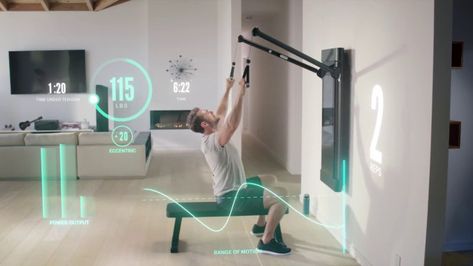 Get buff with the Tonal Smart Home Gym – The Gadgeteer Post Social Media Design, Smart Gym, Vr Ui, Smart Home Ideas, Fitness Marketing, Best At Home Workout, Ready Player One, Fitness Trends, Online Fitness