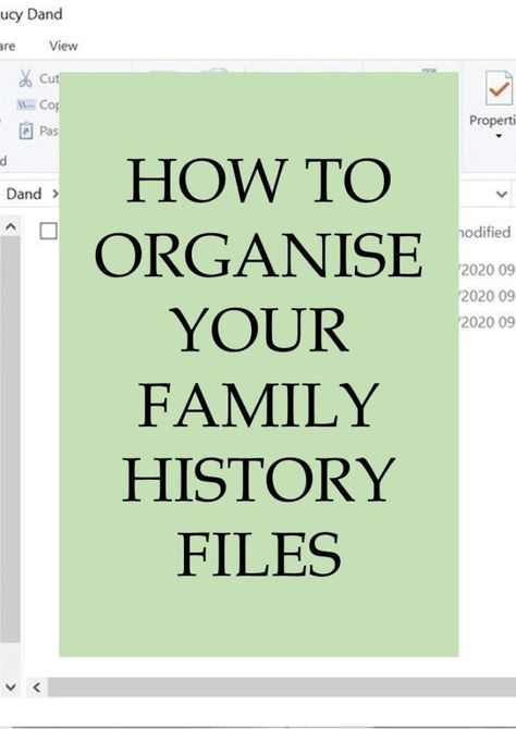 How To Organise Your Family History Files - Family Tree Resources Ancestry Scrapbook, Family History Book Layout, Family History Printables, Family Tree Layout, Ancestry Art, Family History Crafts, Ancestry Scrapbooking, Family History Organization, Family Tree Book