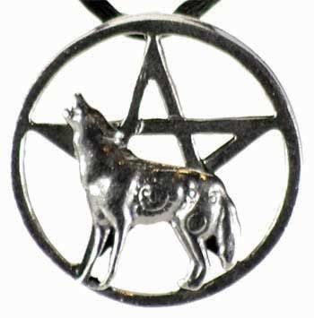 Howling Wolf Pentagram A 1 1.4" pewter amulet showing a wolf baying at the sky set against a pentacle. Comes with a black cord. Wolf Pendant, Pentagram Necklace, Pentagram Pendant, Pewter Jewelry, Wolves Pendants, Wolf Necklace, Wolf Jewelry, Spirit Guide, Howling Wolf