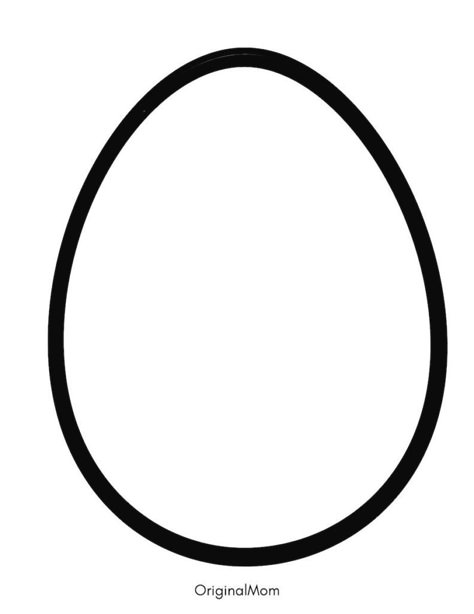 Free Printable Easter Egg Template PDF great for Kids Easter Egg crafts this spring. Egg Pattern Template, Easter Eggs Printable Free, Easter Egg Ideas For Kids, Free Egg Template Printable, Easter Egg Pictures Free Printable, Easter Egg Print Out, Free Easter Templates Printables, Egg Stencil Free Printable, Easter Egg Cutouts