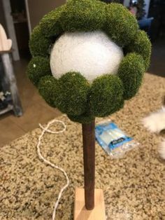 Looking for a fun and easy Spring decor item? This is a fun one! I picked up a few items at the dollar store and took them home to create my own DIY topiary. #diy #diyhomedecor #diytopiary #topiary Easy Spring Decor, Diy Topiary, Outdoor Topiary, Topiary Diy, Rustic Valentine, Boxwood Topiary, Diy Dollar Tree Decor, Topiary Trees, Easter Decorations Dollar Store