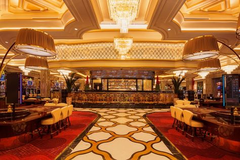 Game room with poker in Sochi Casino & Resort | Design | Interior Resort Design Interior, بيوت ملكية, Casino Interior, Falling Angels, Casino Aesthetic, Resort Interior Design, Gaming Tables, Casino Royale Dress, Casino Party Foods