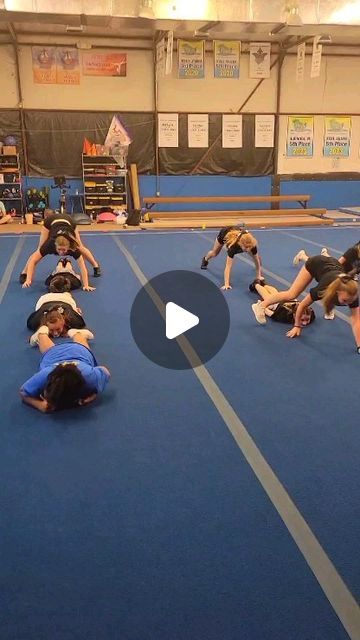 Charlotte Homeschool Cheer on Instagram: "Just warming up 🤣  #warmups #games #teambuilding #teambonding #icebreaker #conditioning #cheerleading #newteam #newseason #season7" Cheer Party Games, Cheer Team Bonding Games, Cheer Games For Practice, Cheer Team Bonding, Cheer Team Bonding Activities, Cheerleading Conditioning, Team Bonding Ideas, Cheer Drills, Team Bonding Games