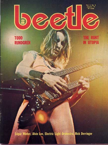 Beetle (Todd Rundgren) Rick Derringer, Moon Lady, Alvin Lee, Mt Olympus, Todd Rundgren, Drum Sticks, Through Time And Space, Cosmic Energy, Photos Vintage