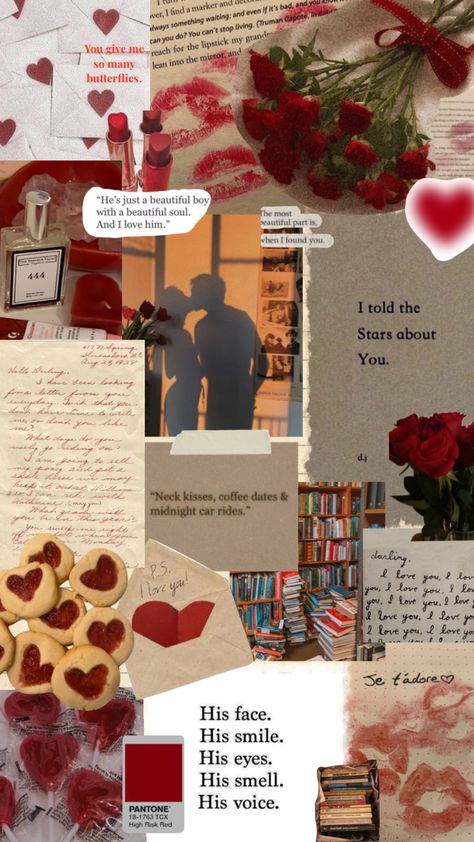 Romance Aesthetic Wallpaper Collage, Love Moodboard Aesthetic, Wallpaper Iphone Love Romantic, Love Themed Wallpapers, Romantic Collage Wallpaper, Lover Phone Theme, Romantic Asthetic Wallpers, In Love Wallpaper Iphone, Aesthetic Love Wallpaper Iphone