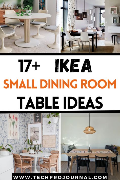 Getting the most out of a small dining room? These IKEA small dining room table ideas make it easy to maximize your space. With designs that are compact and stylish, these IKEA tables help create a functional and cozy dining area. Ikea Dining Room Ideas Small Spaces, Ikea Dining Room Table Hack, Ikea Dining Table Ideas, Awkward Dining Room Space, Dining Table In Kitchen Ideas, Ikea Hacks Dining Room, Ikea Diningroom, Ikea Dining Room Ideas, Table For Small Dining Room