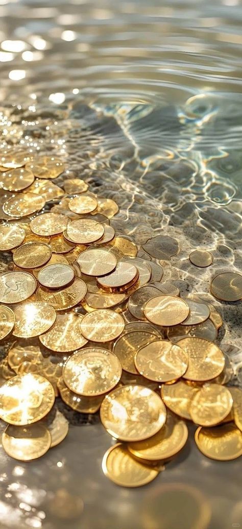 888 Abundance Aesthetic, Abundance Of Money Aesthetic, Gold Money Aesthetic, Gold Coins Aesthetic, Non Profit Aesthetic, Coins Aesthetic, Aesthetic Abundance, Dinero Aesthetic, Gold Money Wallpaper