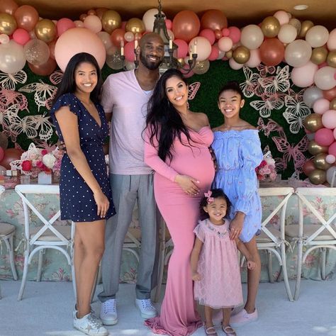 Inside Vanessa Bryant’s Baby Shower for Baby Girl #4 Kobe And Vanessa Bryant, Kobe And Vanessa, Kobe Bryant And Gigi, Kobe Bryant And Wife, Kobe Vanessa, Kobe Bryant Daughters, Gigi Bryant, Kobe Bryant Quotes, Kobe And Gigi