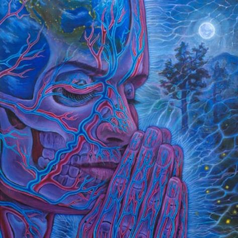 Come to the Full Moon Ceremony at CoSM tonight! CoSM.org by alexgreycosm Alex Grey Art, Alex Gray Art, Grey Artwork, Small Planet, Alex Grey, Psy Art, Grey Art, Visionary Art, Healing Energy