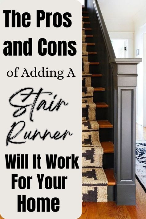 Stair runner images Black Basement Stairs With Runner, Black Stairs And Runner, Staircase Makeover Carpet Runner, Adding Runner To Stairs, Stair Runner On Wood Stairs, Aztec Stair Runner, Stairway Rug Runner, Stairs With Stair Runner, Temporary Stair Runner