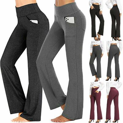 Long Yoga Pants, Yoga Pants Flare, Bootleg Pants, Leg Yoga, Plus Size Yoga, Boot Cut Leggings, Flare Yoga Pants, Colorful Clothes, Yoga Pants With Pockets