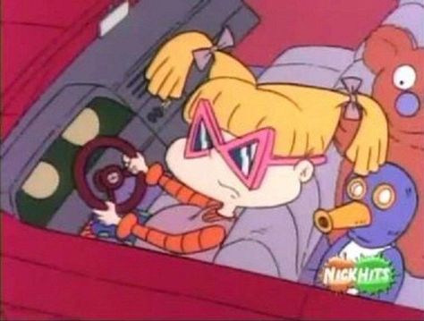 #meme #funny #hilarious #comedy #angelica #driving #car #shades #sunglasses #sassy #savage #mood #vibe #rugrats #childhood #tvshow #tv #show #nickelodeon #cartoon #fav #relatable #girl #chuckie #tommy #susie #dill #stu #phil #lil #kimi #spike #pickles #reptar Vintage Cartoons, By Any Means Necessary, 90s Cartoons, Japon Illustration, Cartoon Profile Pictures, The Cartoon, Cartoon Memes, Cartoon Girl, Cosmic Girls