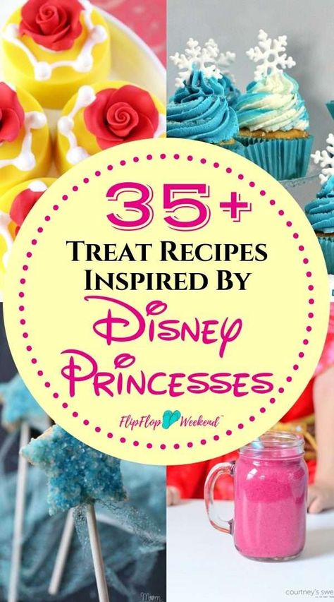 35+ DIY Disney Recipes Inspired By Your Favorite Disney Princesses Princess Desserts Ideas, Disney Princess Food Ideas Recipes, Disney Princess Themed Party Food, Disney Themed Food For Party, Disney Princess Charcuterie Board, Easy Disney Recipes, Disney Princess Snacks, Princess Party Snack Ideas, Princess Food Ideas For Kids