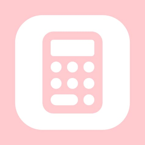 pink calculator app icon for phone