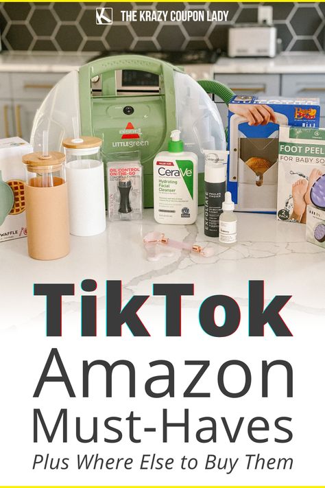 Amazon Must Haves from TikTok Amazon Must Haves Tiktok, Internet Famous, Best Amazon Buys, Amazon Hacks, Amazon Must Haves, Find Amazon, Best Amazon Products, Amazon Gift Card Free, The Krazy Coupon Lady