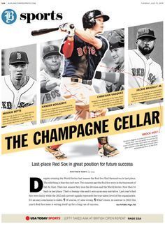 Sport Magazine Layout, Sports Magazine Layout, Champagne Cellar, Sports Magazine Design, Magazines Layout, Sports Layout, Sports Design Layout, Magazine Page Layouts, Newspaper Design Layout