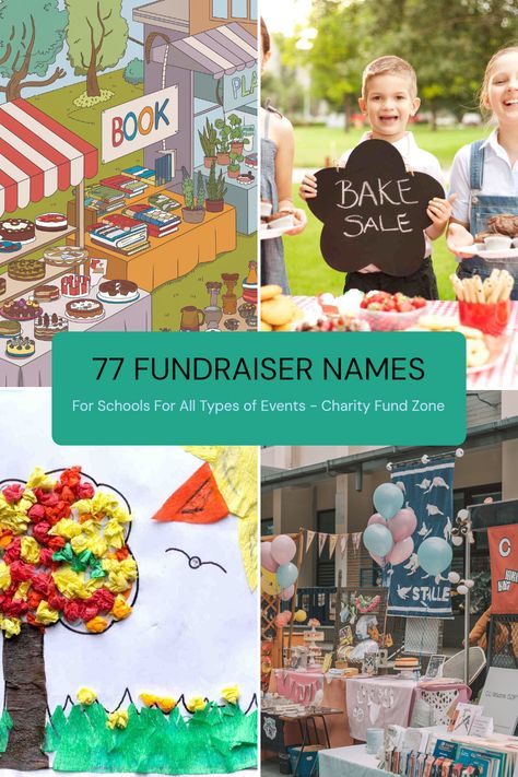 Looking for fundraiser names for schools? This comprehensive article is perfect for you! Sports Fundraisers, Easy Fundraisers, Book Cupcakes, Charity Fund, Event Planning Checklist, School Carnival, Fundraising Ideas, Planning Checklist, Fun Run