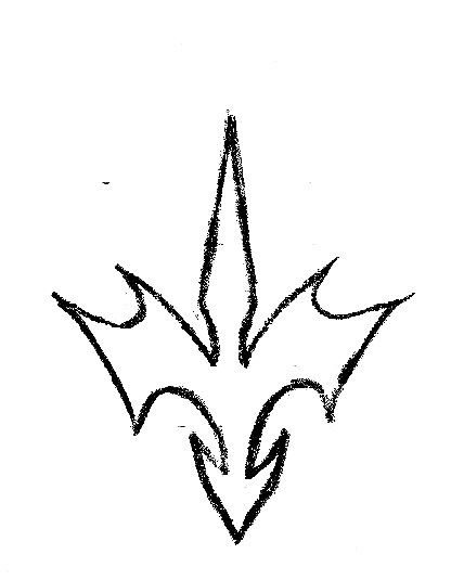 Dragon Symbol by CrimsonAngelofShadow on DeviantArt - ClipArt Best - ClipArt Best Easy Symbols To Draw, Cool Symbols To Draw, Dragon Symbol Design, Symbols To Draw, Simple Dragon Drawing, Dragon Symbol, Easy Dragon Drawings, Draw Tattoo, Dragons Tattoo