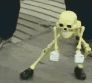 Skeleton Bones GIF - Skeleton Bones Dancing GIFs Skeleton Puppet, Spooky Memes, Halloween Memes, Skeleton Dance, Dancing Gif, Funny Skeleton, 웃긴 사진, Funny Happy, Dankest Memes