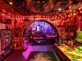 Duff’s Cool Room Aesthetic, Halloween Bars, Beer Shots, The Viper Room, Saint Vitus, Bar Concept, Halloween Bar, Cheap Beer, Bar Tap