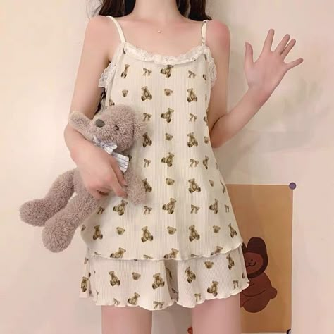 Cute Nightwear, Cute Nightgowns, Pajama Fashion, Pajama Outfits, Sleepwear Fashion, Cute Pajama Sets, Cute Sleepwear, Cute Pajamas, Really Cute Outfits