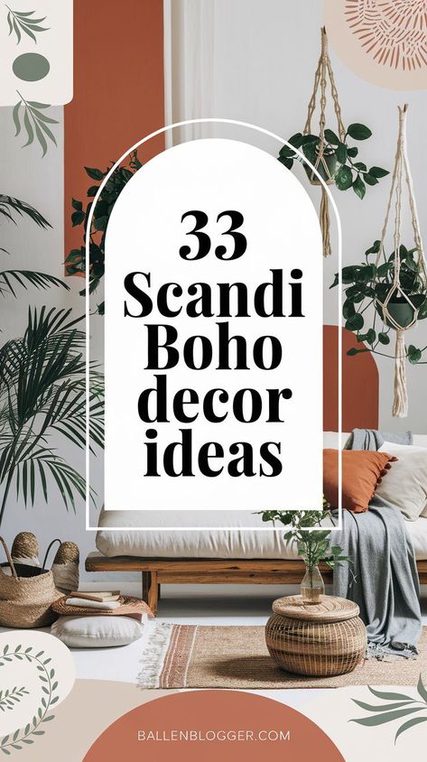 33 Scandi Boho Decor Ideas for a Cozy, Unique Home Boho Lounge Room Ideas, Boho Scandinavian Living Room, Boho Accent Wall, Boho Minimalist Living Room, Scandi Boho Living Room, Scandi Style Living Room, Boho Home Decor Ideas, Scandi Dining Room, Midcentury Boho