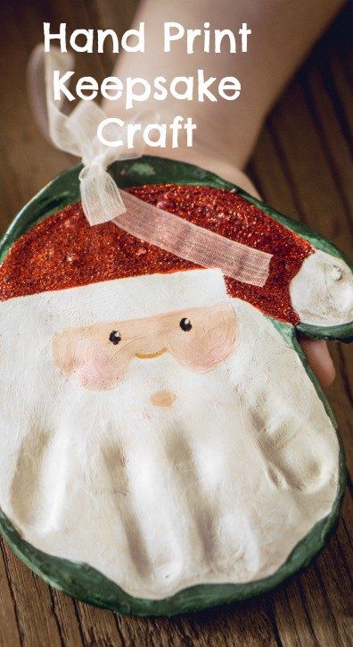 Christmas Santa Hand print Ornament Salt Dough Recipe For Ornaments, Best Salt Dough Recipe, Santa Handprint Ornament, Santa Handprint, Salt Dough Christmas, Baby Christmas Crafts, Salt Dough Recipe, Crafty Morning, Handprint Ornaments