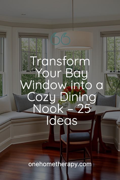 Discover 25 charming ways to turn your bay window into a cozy dining nook. From built-in benches to stylish decor, these ideas will help you make the most of your bay window space for family dinners and brunches Eat In Kitchen With Bay Window, Small Bay Window Dining Area, Kitchen Banquette Ideas Window, Window Seat Dining Table, Bay Window Kitchen Table, Kitchen Nook Ideas Bay Windows, Bay Window Dining Table, Bay Window Dining Area, Breakfast Nook Ideas Bay Window