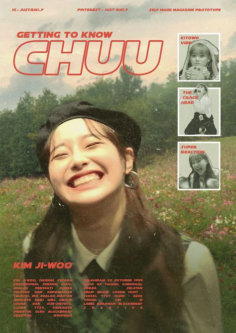 Magazine Vintage Aesthetic, Aesthetic Graphic Poster, Fashion Poster Aesthetic, Kpop Photobook Layout, Poster Edit Ideas, K Pop Graphic Design, Green Kpop Poster, Kpop Vintage Poster, Loona Magazine