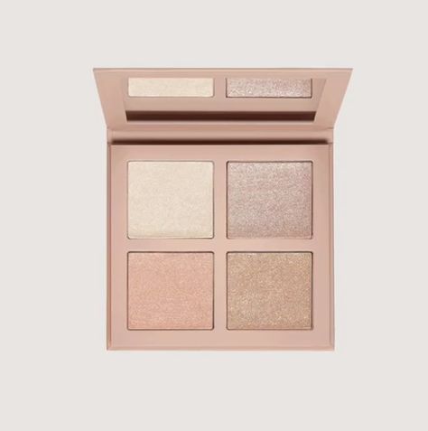 KKW Beauty Is Launching Highlighter Palettes Kendall Cosmetics, Make Lips Bigger, Kim Kardashian Makeup Tutorial, Face Makeup Tutorial Video, Kim Kardashian Makeup, Highlighter Powder, Best Highlighter, Jenner Makeup, Daily Makeup Routine