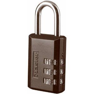 Amazon.com: Master Lock 647D Set-Your-Own Combination Luggage Lock, 1-3/16-Inch (Assorted finish - brass or satin nickel): Home Improvement Cooperstown Packing List, Gym Necessities, Locker Locks, Gym Lockers, Luggage Locks, Best Travel Accessories, Bike Lock, Lock Set, Security Locks