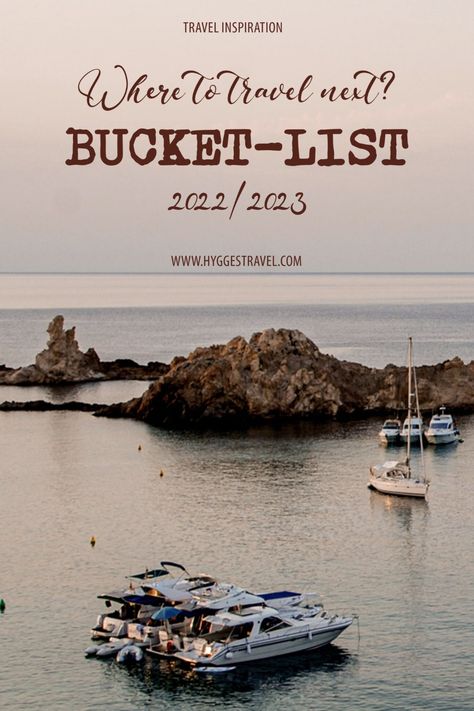 Our bucket list pitch 2022-2023 | Hygges Travel 2023 Travel Trends, Travelling Ideas, Traveling To Europe, 2023 Travel, European Travel Tips, Lake Baikal, Food Advice, Beyond Borders, Travel Trends