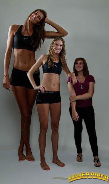 14 Extremely Tall Ladies - Wow Gallery Human Giant, Giant People, Tall Women Fashion, Human Oddities, Tall People, Short People, Foto Poses, Girl Problems, Tall Girl