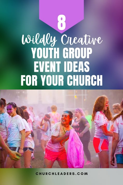 Any youth group that meets even semi-regularly burns through tons of games and icebreakers, not to mention devotions, fundraisers outreach events and more. To spark your creativity, we’ve assembled a range of youth group event ideas you can use at your own church. #youthgroup, #youthministry, #youthevents, #youthideas Group Event Ideas, Church Youth Group Games, Church Group Activities, Youth Group Fundraisers, Church Youth Group Activities, Youth Group Events, Church Youth Activities, Youth Church, Teen Ministry