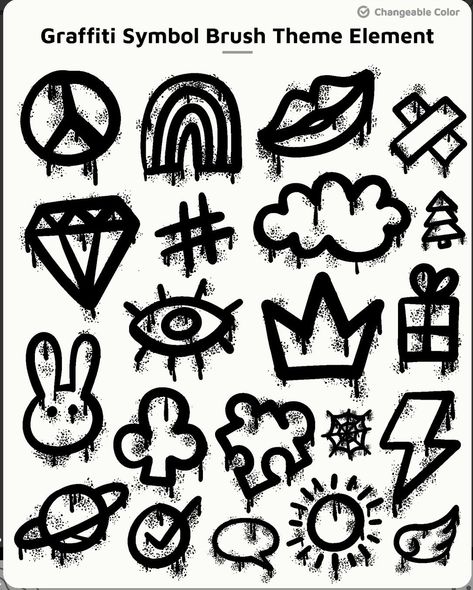 Words Graffiti, Graffiti Symbols Signs, Graffiti Art Project, Graffiti Symbols, Grafitis Ideas, Easy Graffiti, Citation Art, Graffiti Art Letters, Graffiti Text