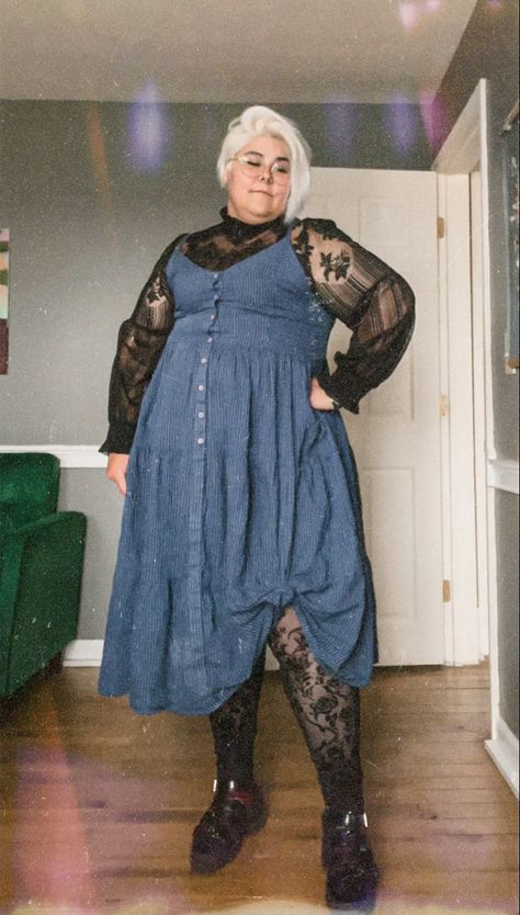 Plus Size Gender Fluid Outfits, Grunge Office Outfit Plus Size, Plus Size Legging Outfits Summer, Cute Plus Size Outfits Summer, Alternative Plus Size Outfits, Plus Size Winter Outfits 2023, Alt Dress Outfits, Inclusive Fall Fashion, Alt Plus Size Fashion