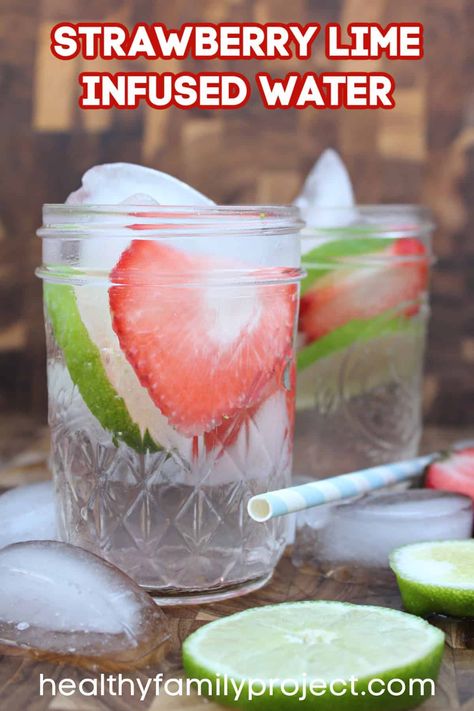 Lime Infused Water, Strawberry Infused Water, Taco Bar Wedding, Basil Water, Mocktail Party, Flavored Water Recipes, Drink Enough Water, Lime Water, Recipes Drinks