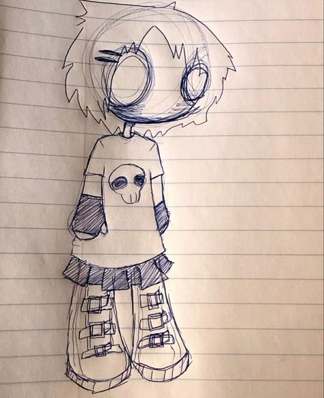 Scene Kid Art, Vent Book, Sketches Ideas, 2000s Art, Scene Drawing, Emo Art, Swag Art, Drawing Style, Scene Art