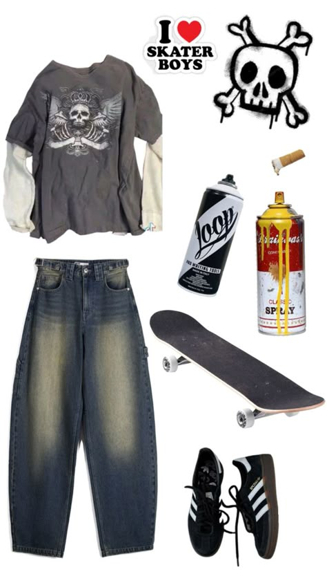 Skater Fits Boy, Skate Boy Outfit, Skate Style Boy, Skater Boys Outfits 90s, Y2k Grunge Outfits Men, Y2k Skater Outfits, Mens 2000s Fashion, Early 2000s Fashion Men, 2000s Skater Boy