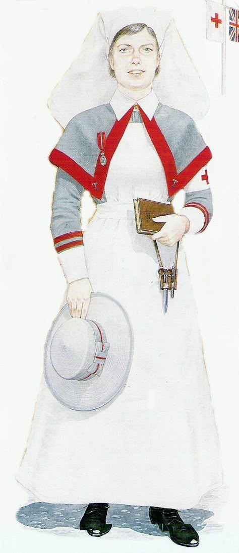 Nurse WWI Wwii Nurse Uniform, Old Nurse Uniform, Ww1 Nurse Uniform, Ww2 Nurse Uniform, Nurse History, Ww1 Nurse, Vintage Nurse Uniform, Wwii Nurse, Nurse Cape