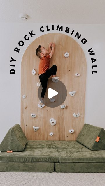 Tiny Basement Playroom, Kids Rock Wall Indoor, Rock Wall Playroom, Rock Climbing Wall Playroom, Toddler Rock Climbing Wall, Playroom Rock Climbing Wall, Kids Climbing Wall Indoor, Accent Wall Playroom, Climbing Wall Kids Room