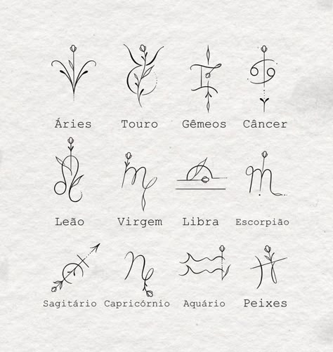 Astrology Tattoo, Horoscope Tattoos, Fineline Tattoo, Taurus Tattoos, Aries Tattoo, Gemini Tattoo, Zodiac Tattoos, Small Hand Tattoos, Discreet Tattoos