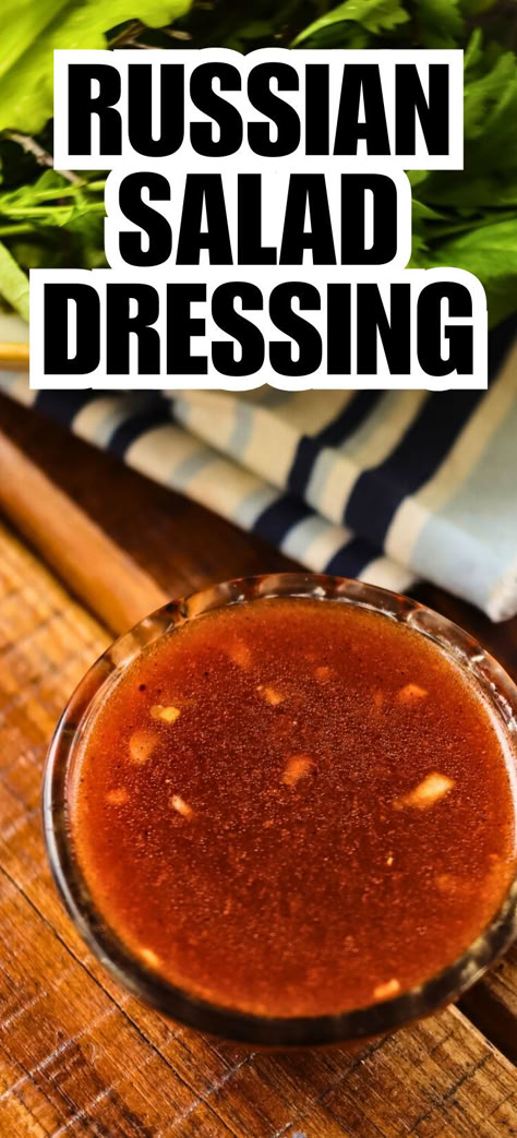 russian dressing recipe Unique Salad Dressing Recipes, Submarine Sandwich Dressing, Sub Dressing Recipe, Sweet Onion Dressing Recipe, Russian Dressing Recipe, Best Dressing Recipe, Russian Salad Dressing, Salads Dressing, Homemade Russian Dressing