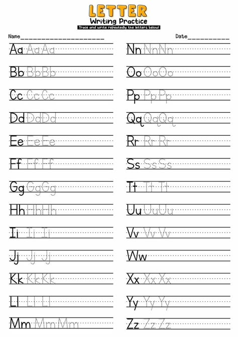 Fun and educational worksheets for teaching kids the alphabet. Let's get creative with our writing skills! #alphabetactivities #handwritingpractice #AlphabetPractice #LetterWorksheets #LearningABCs #practicewritingalphabet Abc Writing Worksheets, Print Writing Practice, Abc Writing Practice, Penmanship Worksheets, Writing Alphabet Letters, Writing Practice For Kids, Tracing Alphabet Letters, Letter Writing Worksheets, Writing Alphabet