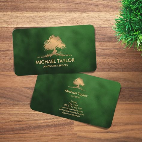 Lawn Service Business Cards, Lawn Care Business Cards, Landscaping Business Cards, Lawn Care Business, Virtual Assistant Jobs, Business Card Inspiration, Tree Service, Landscape Services, Business Cards Creative