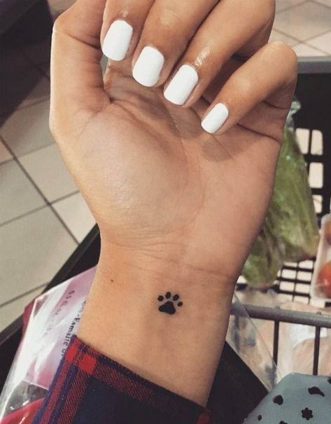 Cat Paw Print Tattoo, Dragons Tattoo, Sanskrit Tattoo, Dog Paw Tattoo, Palm Tattoos, Paw Tattoo, Small Tattoos Simple, Small Meaningful Tattoos, Seni Dan Kraf